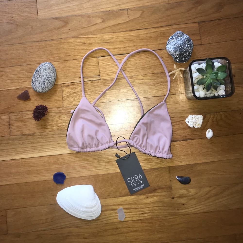 Reversible Triangle Bikini Top